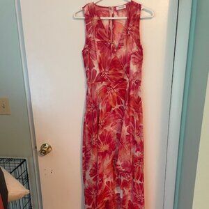 Calvin Klein floral maxi dress